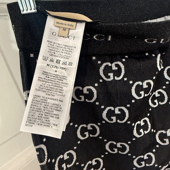Gucci GG Jersey Jacquard Leggings (New W/Tags) - Picture 2 of 4